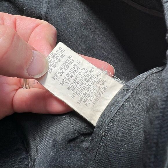 Theory Adalwen Jetty Black Slacks Size 6 - Picture 8 of 9